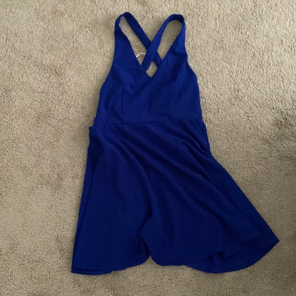 Lulus blue cocktail dress